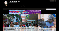 Desktop Screenshot of cartasdesdecuba.com